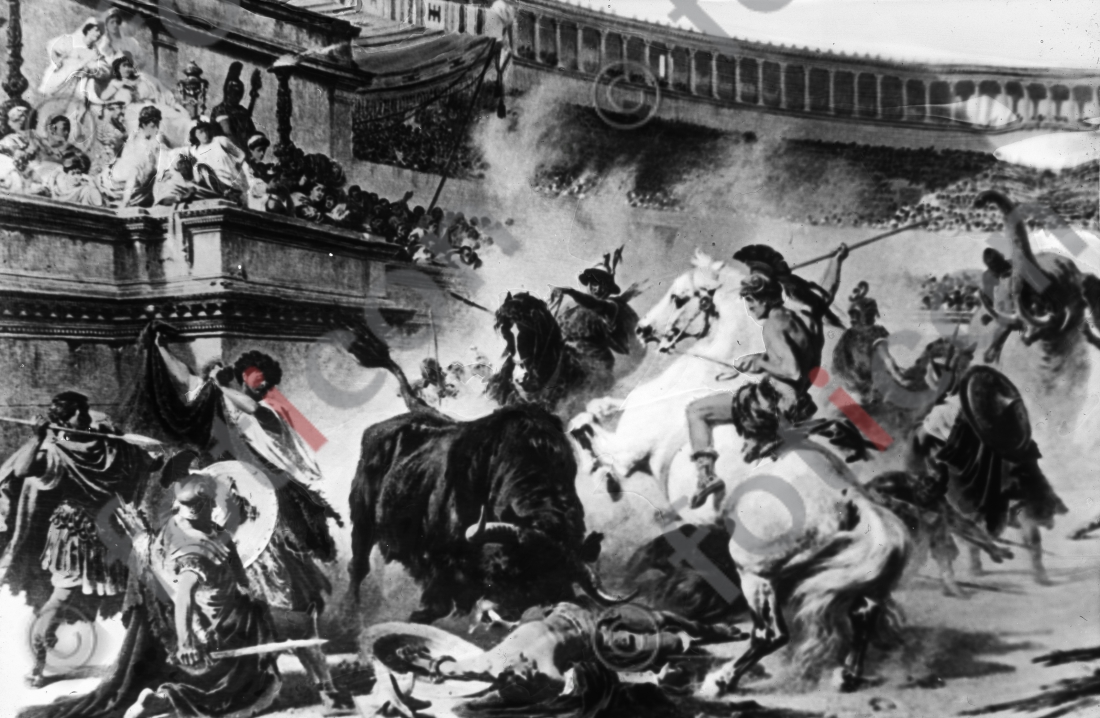 Kämpfe im Kolosseum | Fights in the Coliseum (foticon-simon-107-037-sw.jpg)